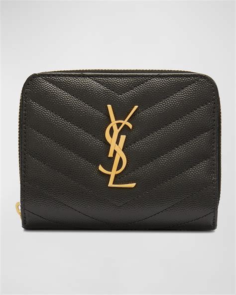 ysl mens zip wallet|YSL small wallet for women.